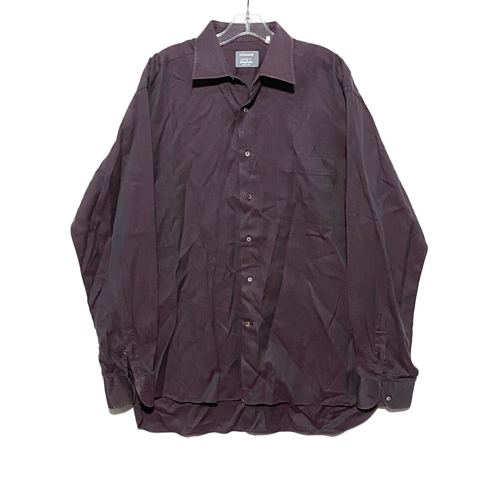 Lorenzini For Neiman Marcus Button Dress Shirt 17 L Professional Office Career